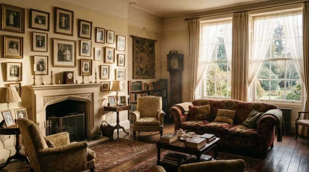 Estate home interior prepared for probate sale