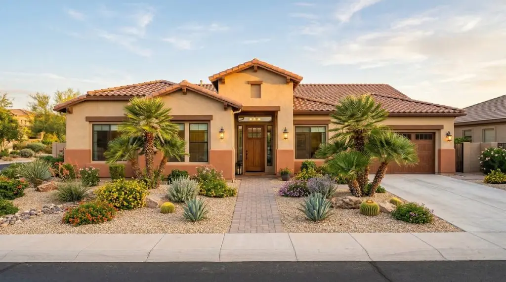 Home exterior representing repair advance program before selling