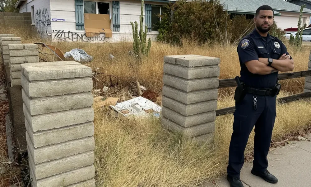 Vacant home with squatter situation requiring removal